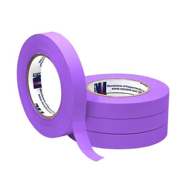 3/4 wide x 60yd Violet Labeling Tape, PK4